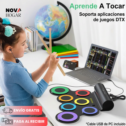 SonicPad™ Batería Electrónica Educativa Y Portátil