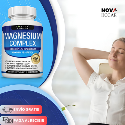 2X1 Magnesium Complex™ Complejo Natural de Magnesio 8 en 1