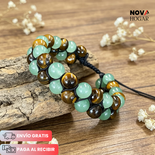FortunShield™ Pulsera Natural Protectora de la Riqueza