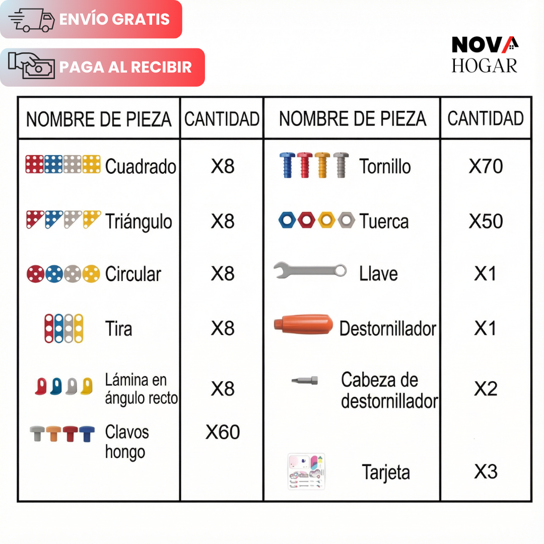 Build-It™ Maletín de Construcción Didáctico