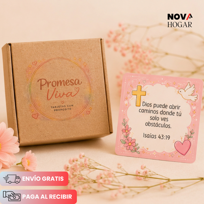 DivineNotes™ 100 Tarjetas Con Frases Divinas De Esperanza Y Luz