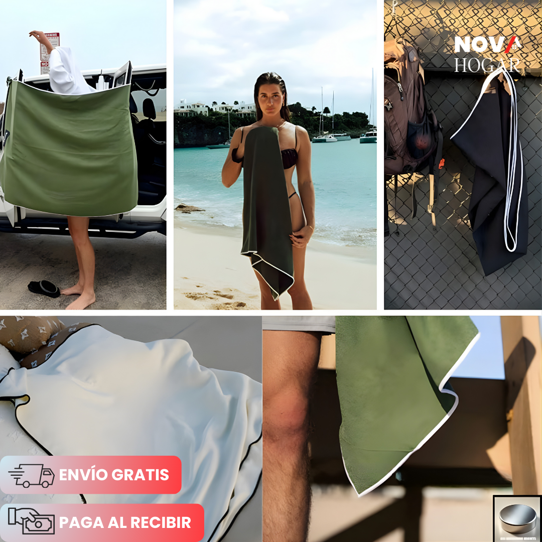 MagnaDry™ Toalla Tipo Playera con Puntas Magnéticas