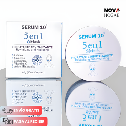Serum 10® Pack X60 Parches Hidratantes y Revitalizantes 5 en 1
