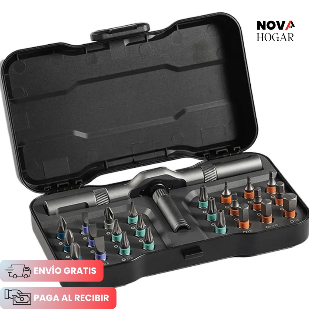 IronDrive™ Kit Destornillador Profesional De Trinquete