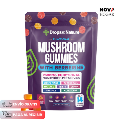 Pack X60 ShroomMind™ Gomitas con Hongos para Enfoque Mental