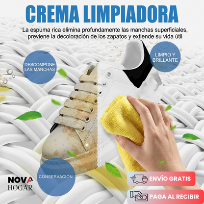 2x1 PureWhite™ Crema Limpiador y Restauradora de Calzado