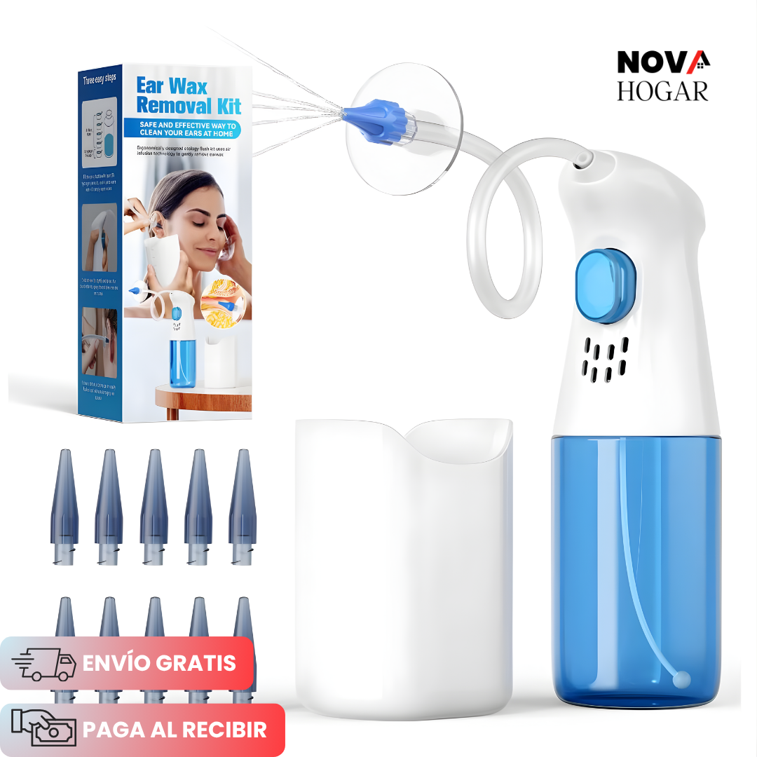 ClearEar™ Kit Profesional de Lavado Auditivo