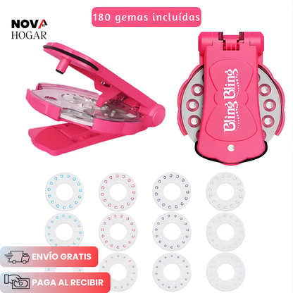 SparkleStyler™ Herramienta Creativa de Gemas para Peinados