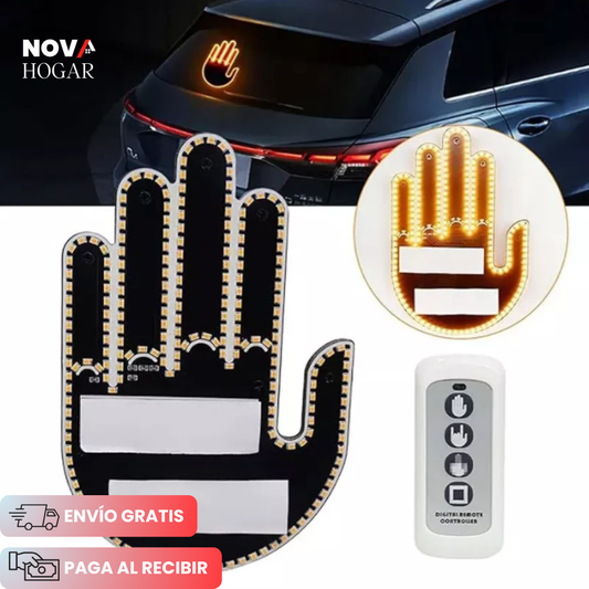 AutoGesture™ Mano LED Interactiva con Control Remoto