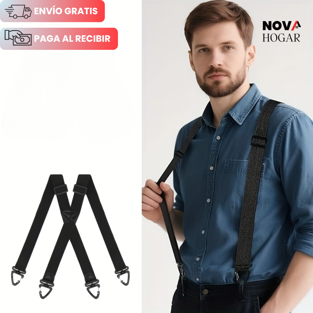 X-Strap™ Tirantes en X Ajustables para Trabajo Pesado