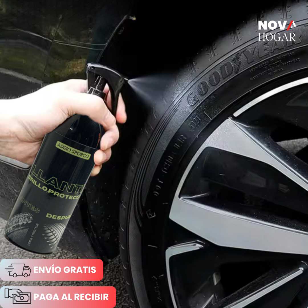 PolyShield™ Spray Protector y Abrillantador para Neumáticos