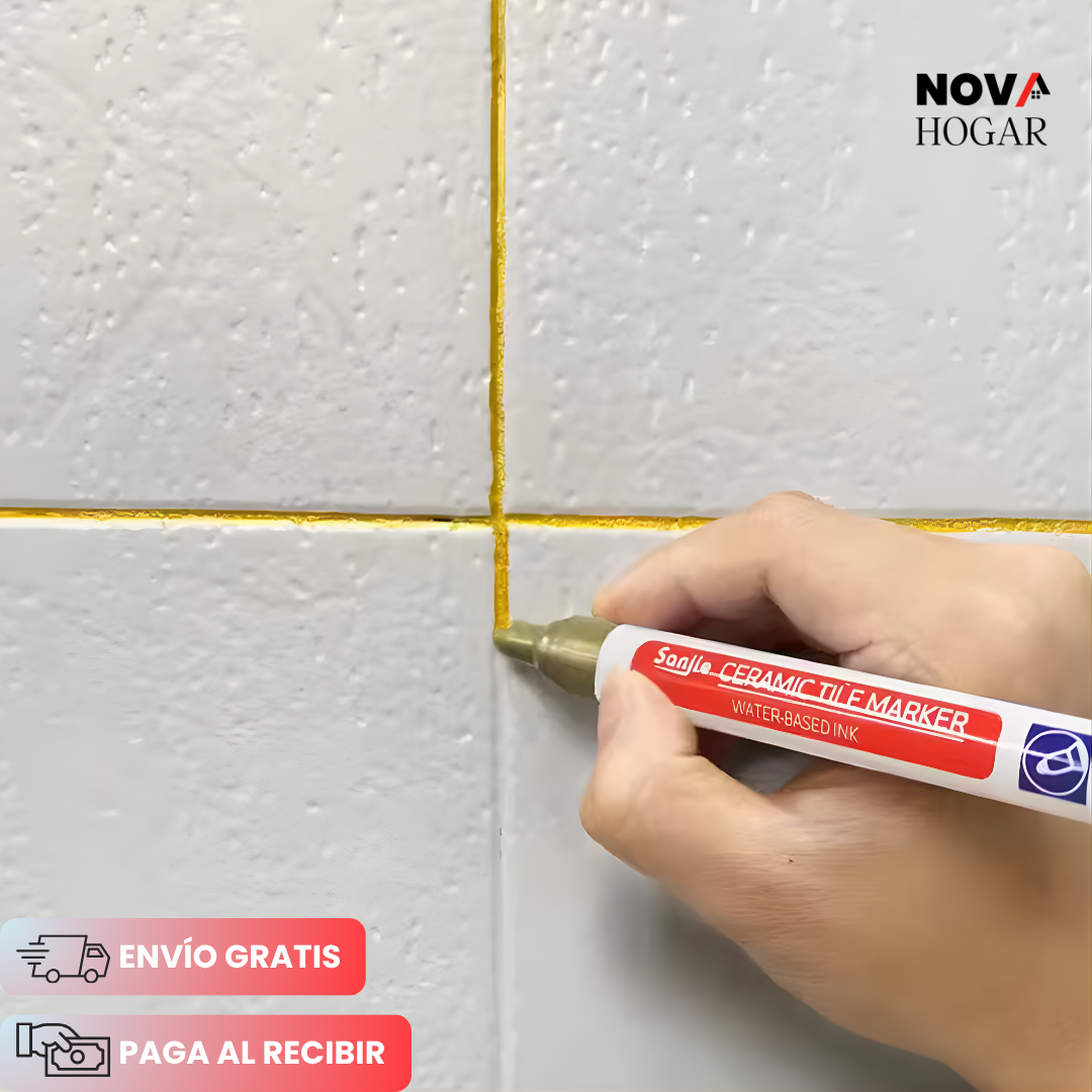 Pack x4 TileMark™ Marcador para Restauración de Juntas de Cerámica