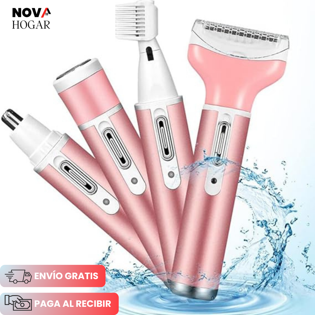 SmoothTouch™ Rasurador Recargable 4 en 1 para Cuerpo Completo