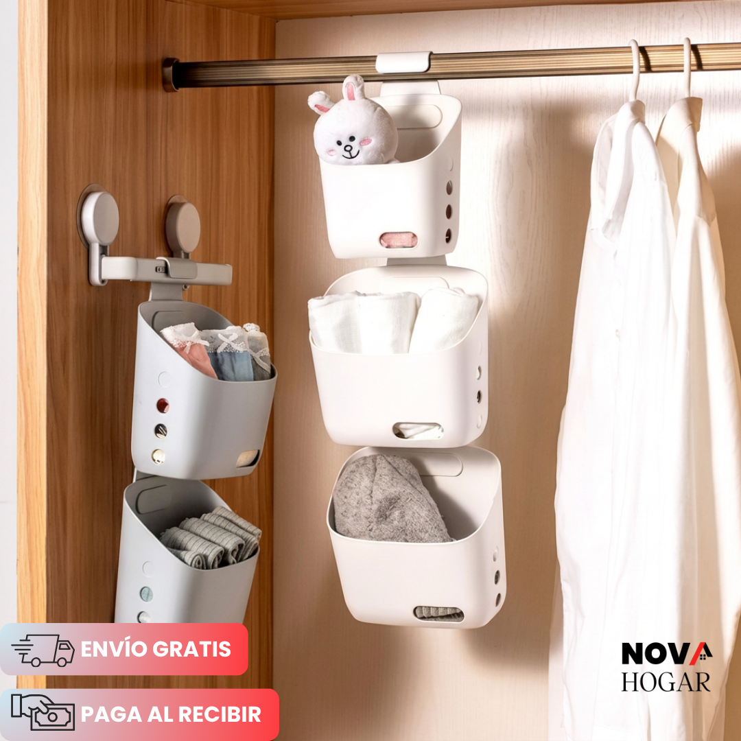 3x1 SmartBin™ Cesta Organizadora Apilable