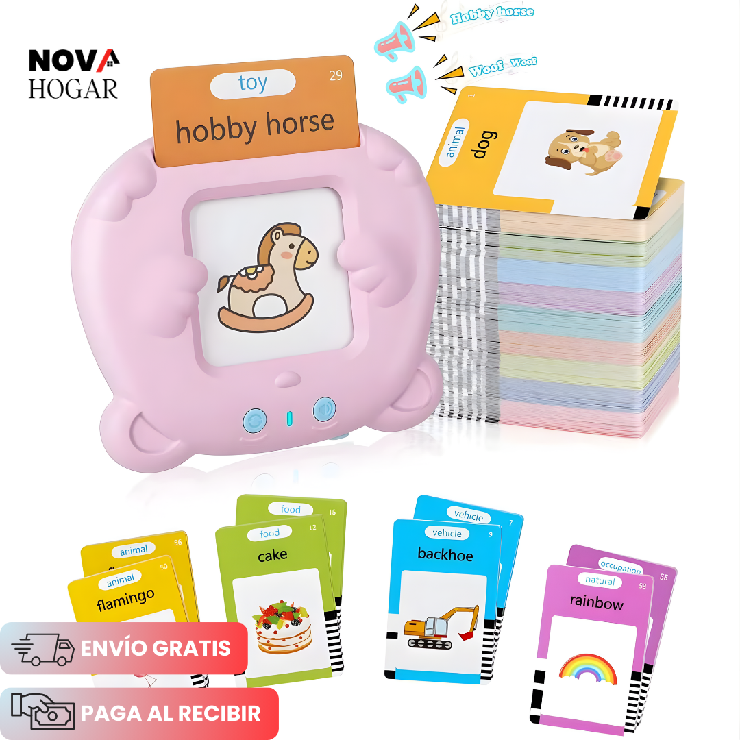 LearnBuddy™ Lector Didáctico de Tarjetas para Aprender inglés