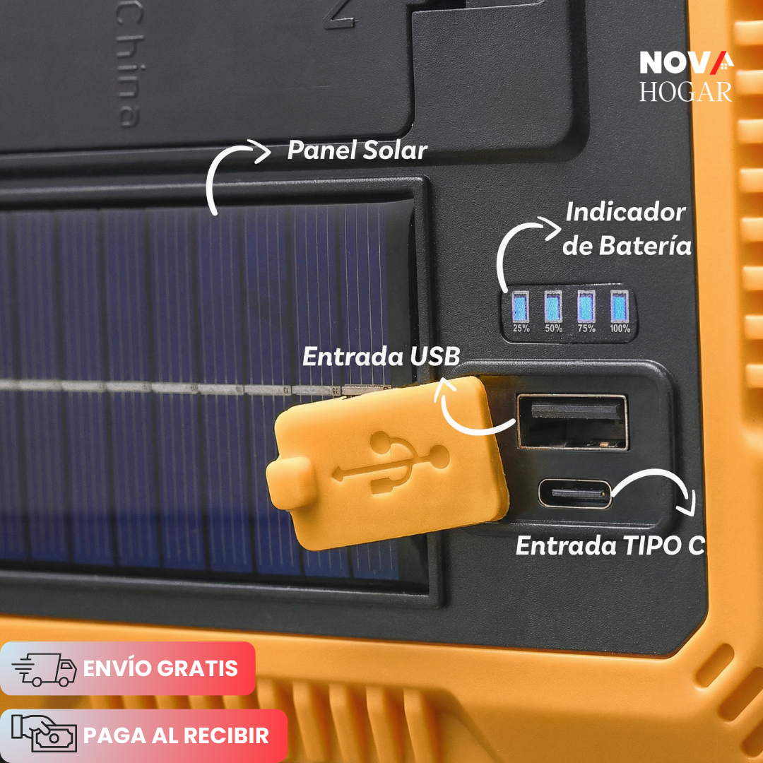 LumiTool™ Lámpara Multifuncional Con Caja de Herramientas