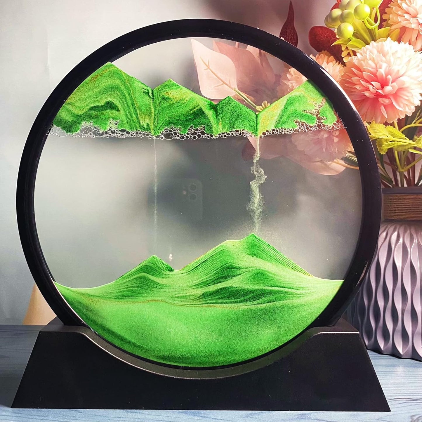 ZenFlow™ Relajante Arte de Arena en Movimiento