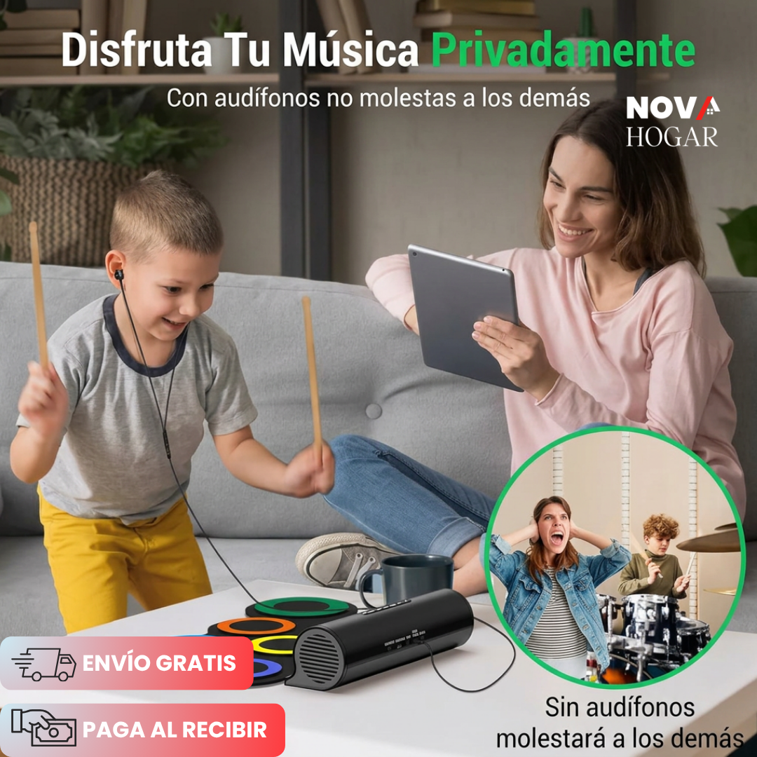 SonicPad™ Batería Electrónica Educativa Y Portátil