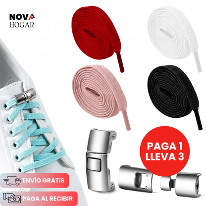 SnapGo™ Cordones Elásticos Sin Amarrar