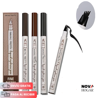 2x1 LushBrow™ Lápiz De Cejas Efecto Microblading  Natural