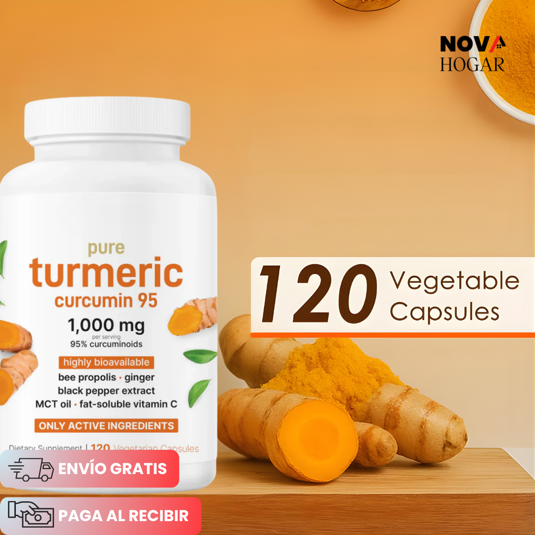 Turmeric™ Extracto de Cúrcuma Antiinflamatoria 120 Capsulas