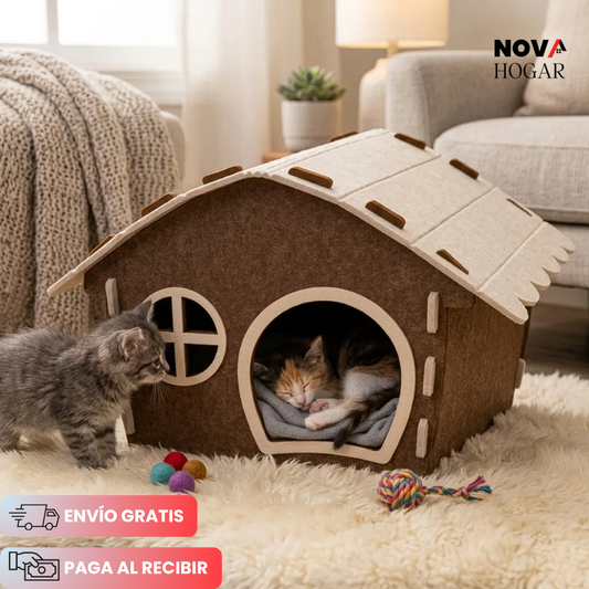 PetHaven™ Cabaña Confortable para Mascotas