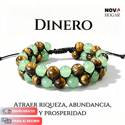 FortunShield™ Pulsera Natural Protectora de la Riqueza