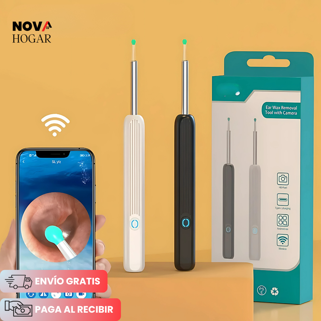 EarCare™ Nuevo Limpiador de Oidos Inteligente
