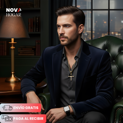 CrossShine™ Cadena Veneciana con Cruz de Clavo