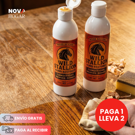 2x1 Wild Stallion™ Restaurador y Acondicionador de Maderas