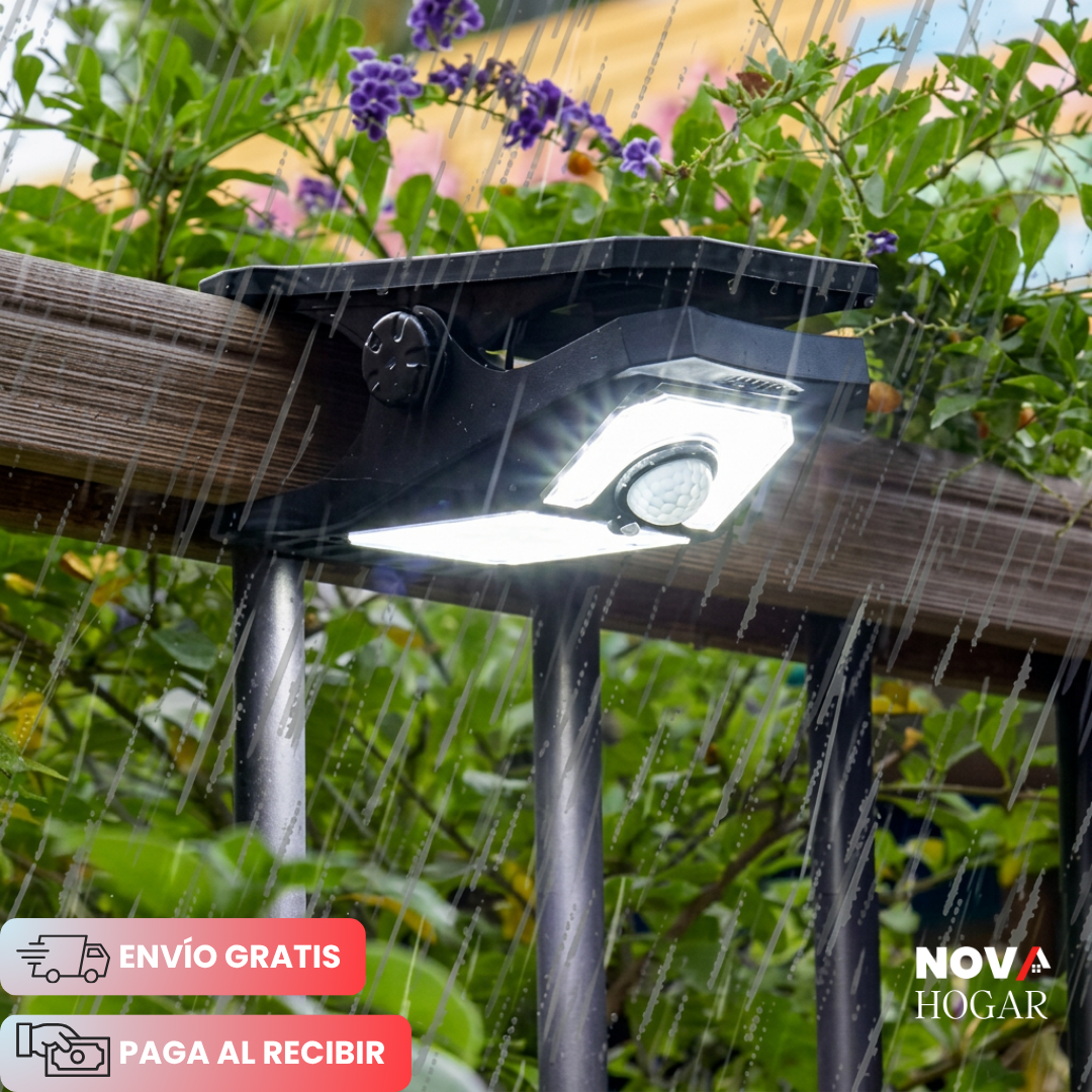 2X1 ClipBeam™ Potente Lámpara Solar de Clip con Sensor Movimiento