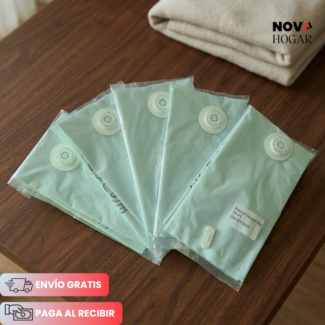 AirLessBag™ Pack x6 Bolsas al Vacío de Gran Capacidad