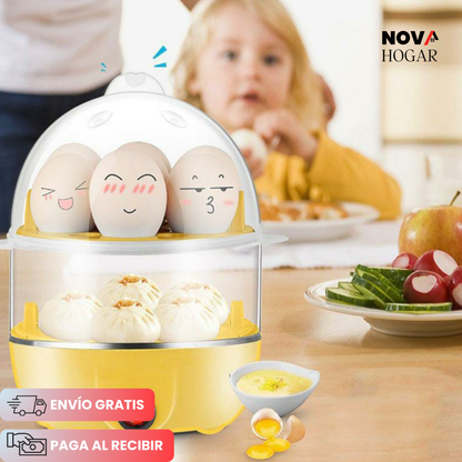 SteamEgg™ 2.0 Hervidor de Huevos Eléctrico 2 Niveles