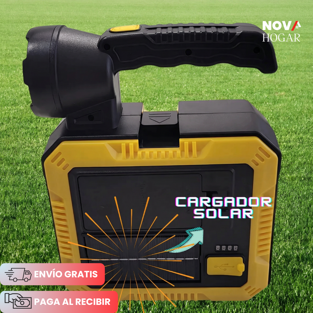 LumiTool™ Lámpara Multifuncional Con Caja de Herramientas