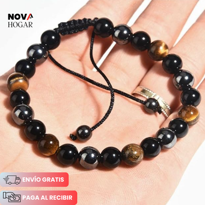VitalGem™ Pulsera de Hematita y Ojo de Tigre