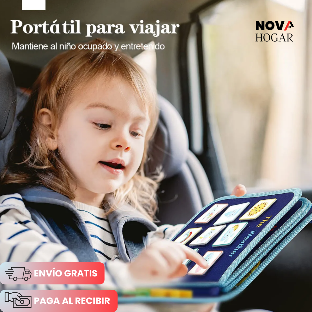 ActiveBook™ Libro Sensorial Montessori para Niños