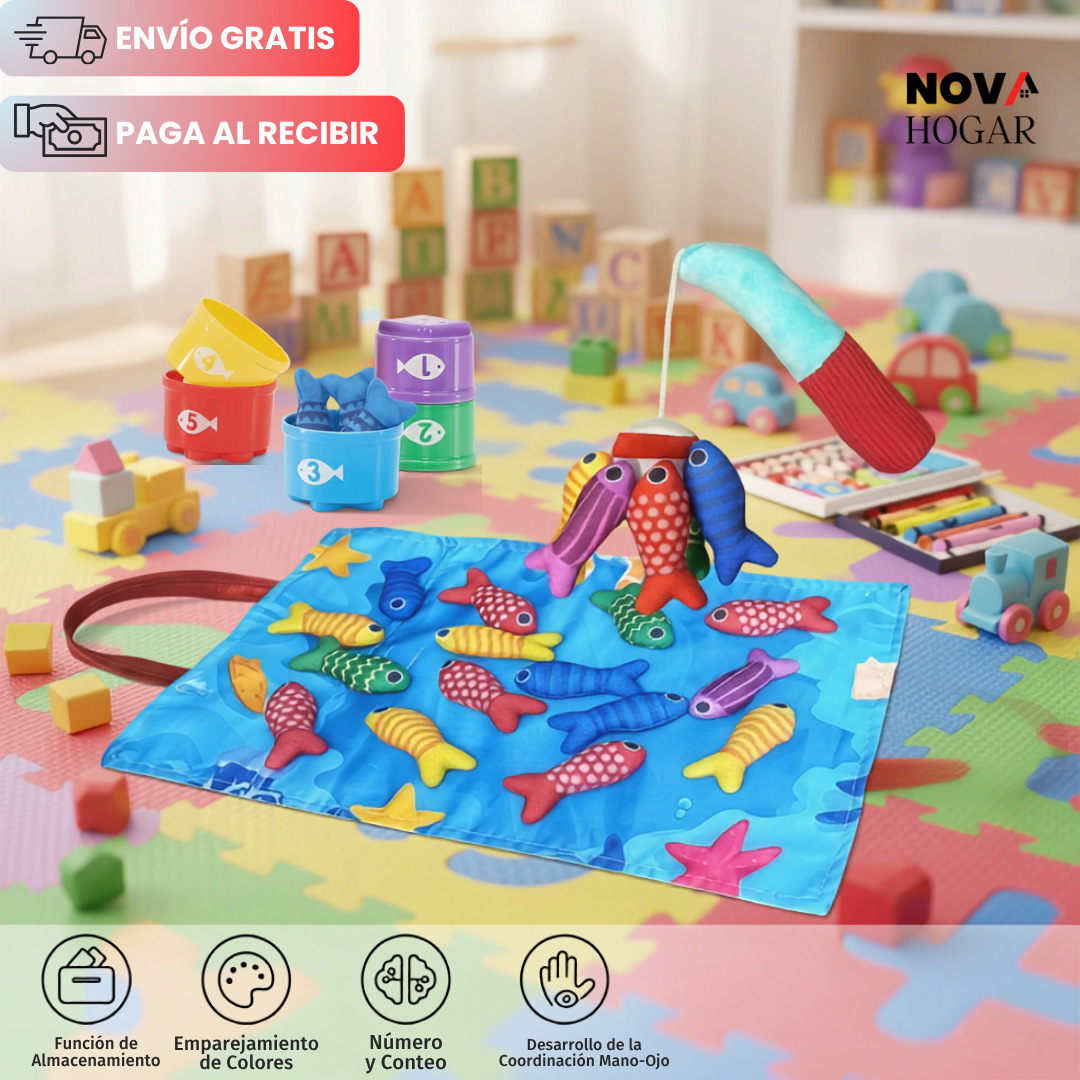 LittleFisher™ Juego Educativo de Pesca Montessori