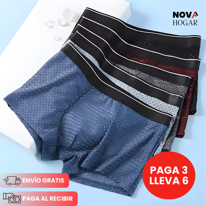 6x3 Bambooxr™ Calzoncillos de Fibra De Bambú Cómodos