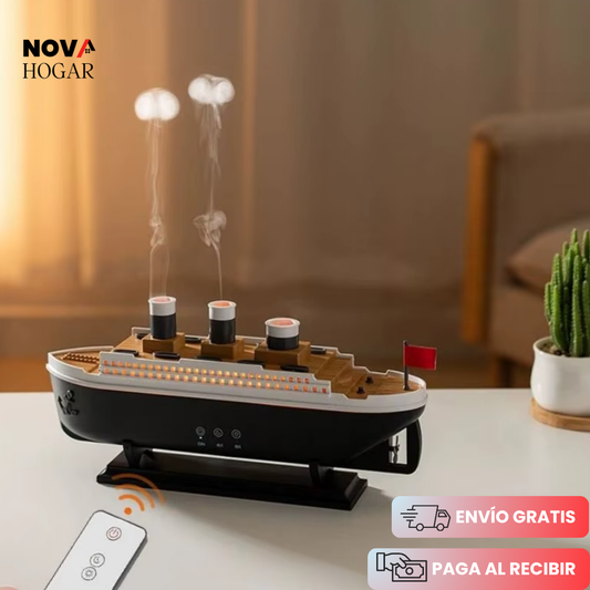 OceanBreeze™ Barco Humidificador con Luz LED