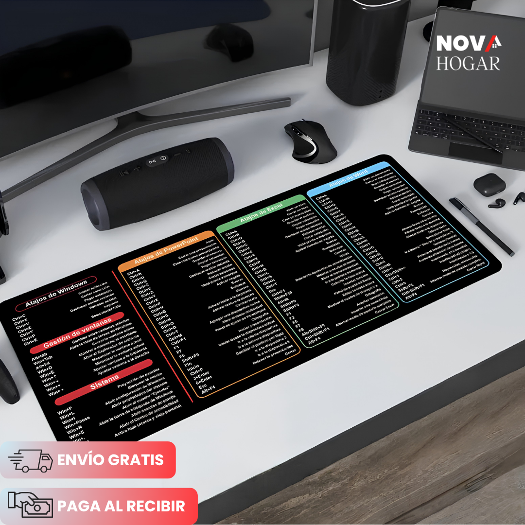 ProDesk Pad™ Alfombrilla XXL Con Atajos Rápido Para Profesionales