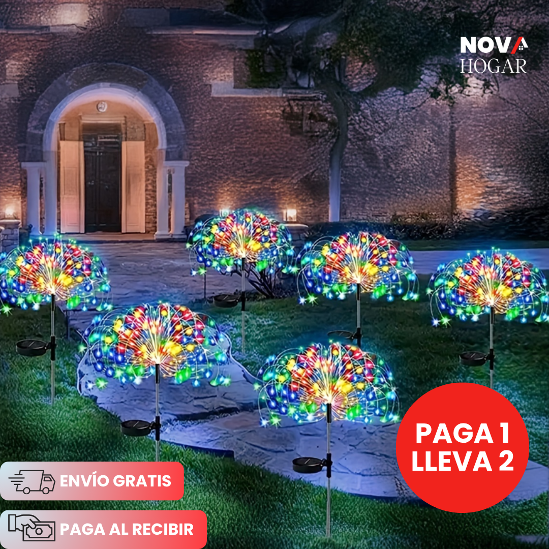 2x1 StarBloom™ Luces Solares de Fuegos Artificiales
