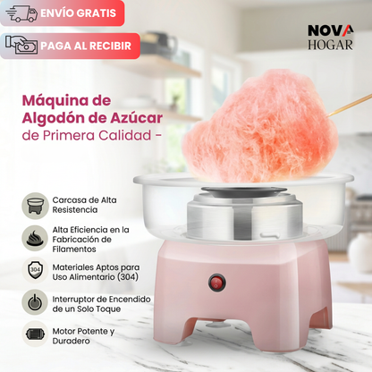 SweetFair™ Máquina de Algodón de Azúcar Para Niños