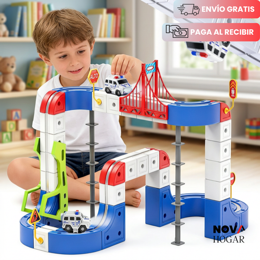 InfiniteTrack™ Pista Policial Modular De Construcción