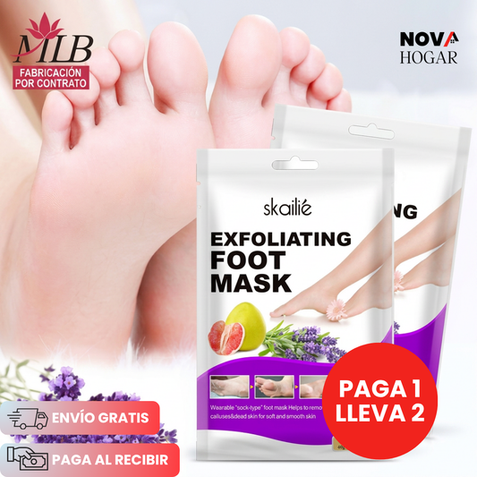 2x1 NaturePeel™ Mascarilla Exfoliante De Pies