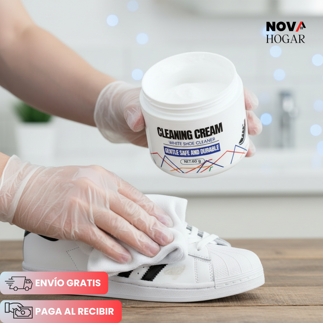 2x1 PureWhite™ Crema Limpiador y Restauradora de Calzado
