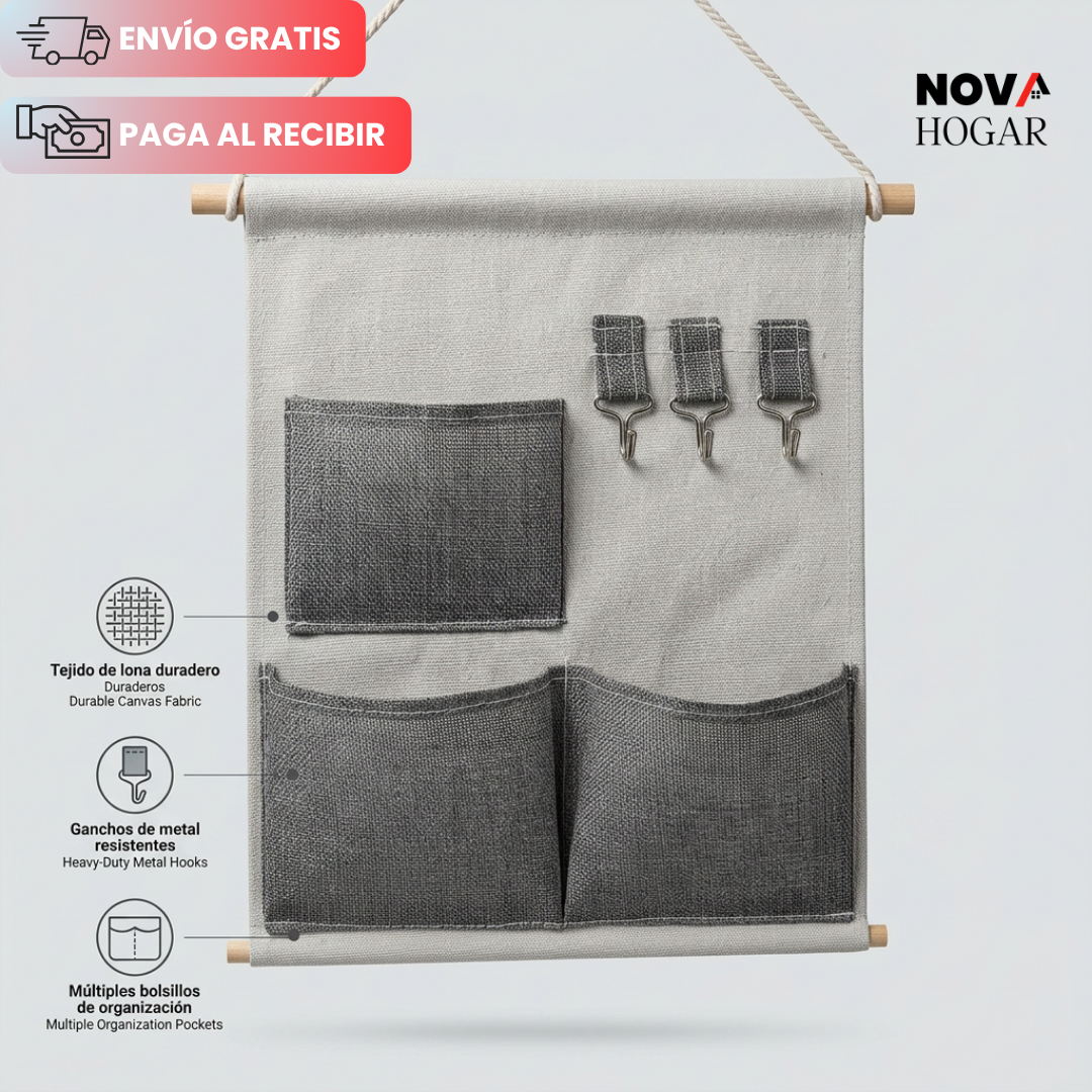 2x1 EcoHanger™ Organizador Colgante Ecológico Elegante