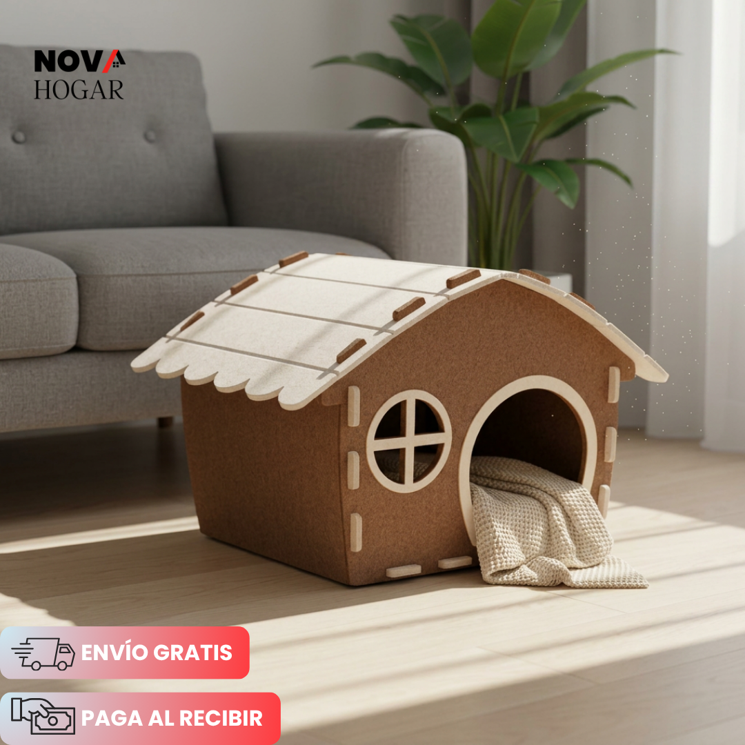 PetHaven™ Cabaña Confortable para Mascotas