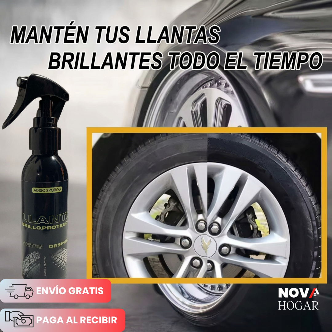 PolyShield™ Spray Protector y Abrillantador para Neumáticos
