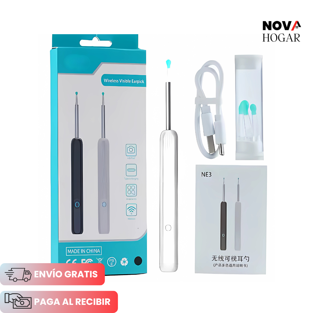 EarCare™ Nuevo Limpiador de Oidos Inteligente
