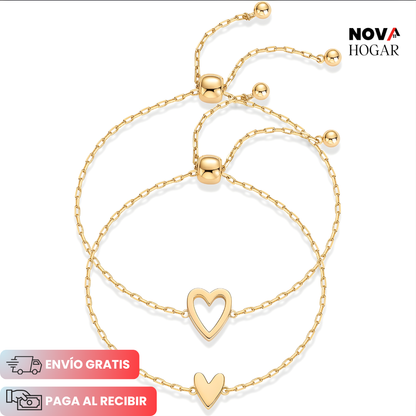 HeartLink™ Pulsera para Madre e Hija Conectadas